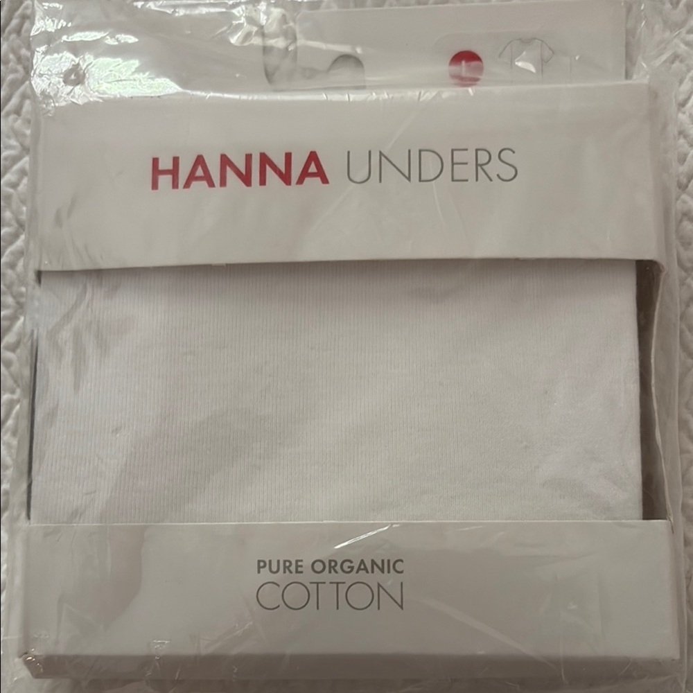 Hanna Andersson White Cotton Undershirt